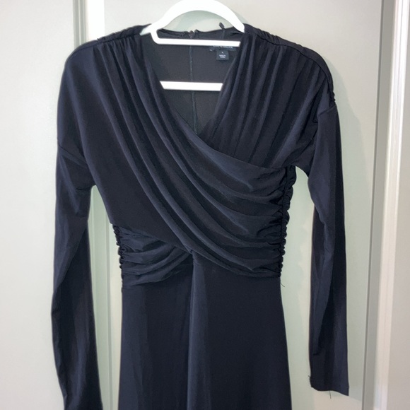 NWT Karen Millen Ruched Jersey Crepe Midi Dress Sz S - Picture 5 of 9